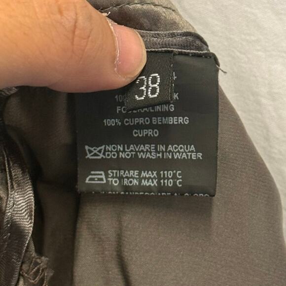 STI LAB NEW 100% Silk Trouser Pants Made‎ in Italy EU 38 Relaxed Cozy - Picture 5 of 6